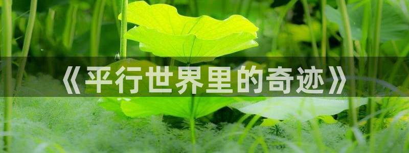 人鱼陷落免费完整漫画包子漫画：《平行世界里的奇迹》